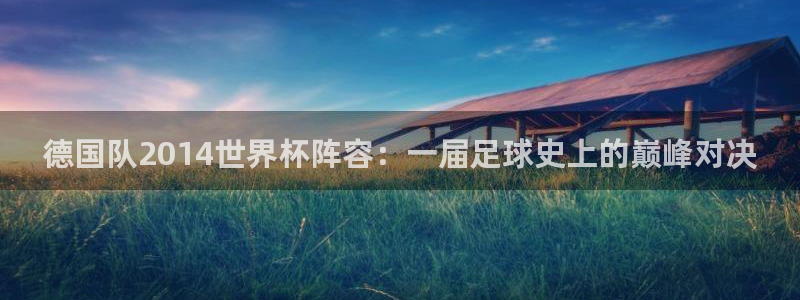 美国世界杯:德国队2014世界杯阵容:一届足球史上的巅峰对决